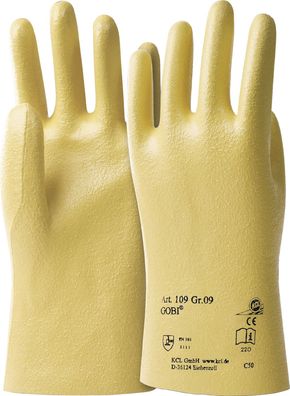 Handschuhe Gobi 109 Gr.10 gelb BW-Trikot m. Nitril EN 388 PSA II Honeywell