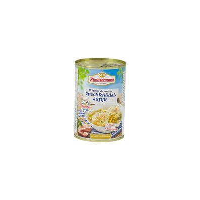 Food-United bayerische Speckknödelsuppe Zimmermann Fleischwerke 400ml Dose