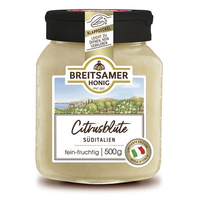 Breitsamer Honig Citrusblüte Sizilien 500g