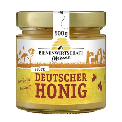 Bienenwirtschaft Deutscher Honig Blüte 500g