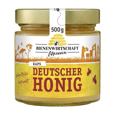 Bienenwirtschaft Deutscher Honig Raps 500g