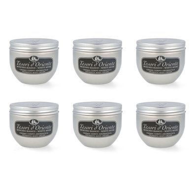 tesori d´Oriente - muschio bianco Koerpercreme 6x 300ml Tiegel