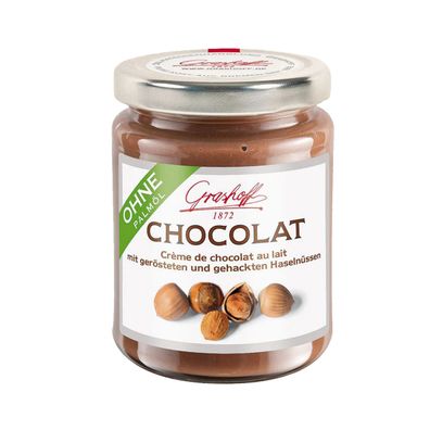 Grashoff Milch Chocolat mit Haselnüssen belgische Schokolade 235g