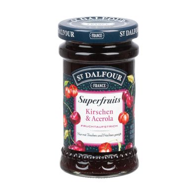 St. Dalfour Superfruits Kirschen und Acerola Fruchtaufstrich 170g