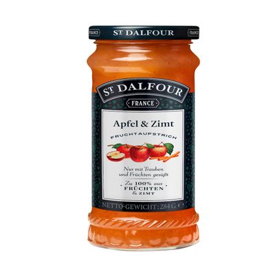 St. Dalfour Fruchtaufstrich Apfel und Zimt Brotaufstrich 284g