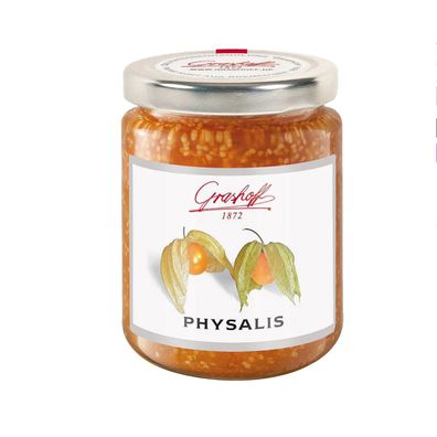 Grashoff Physalikonfitüre Extra kolumbianischen Physalisfrüchten 250g