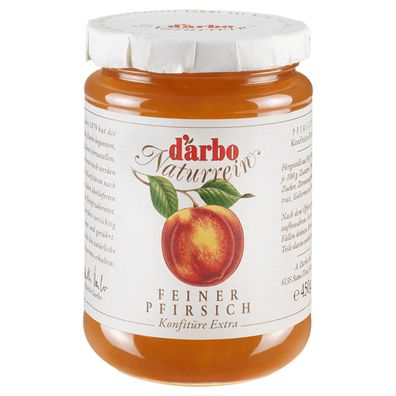 Darbo Naturrein Pfirsich-Konfitüre