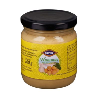 Hummus Sofko mit Knoblauch 200g