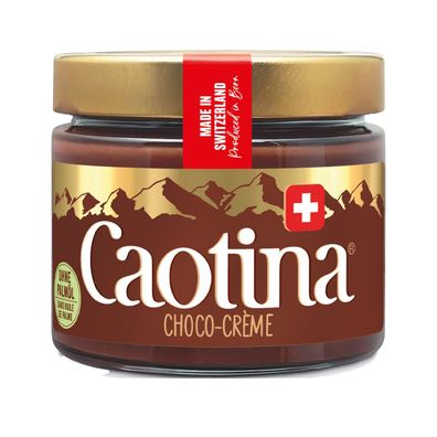 Caotina Schokoladen Creme mit echter schweizer Schokolade 300g