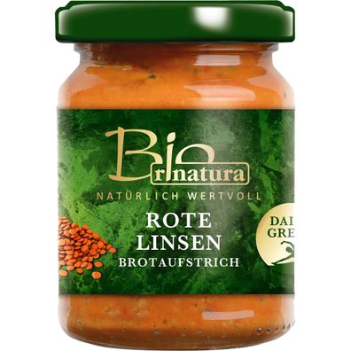 Bio Brotaufstrich rote Linsen