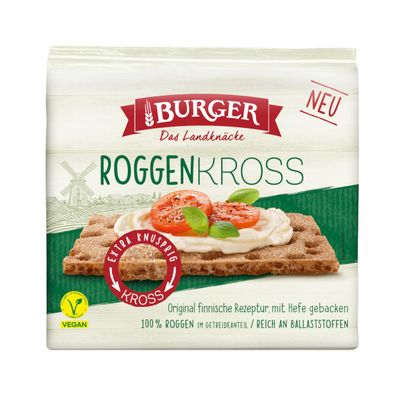 Brandt Burger Roggen Kross Original finnische Rezeptur vegan 200g