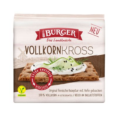 Brandt Burger Vollkorn Kross Original finnische Rezeptur vegan 230g