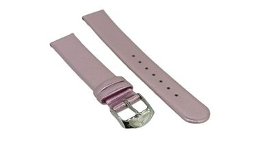 Jacques Lemans | Uhrenarmband 16mm Leder rosa glänzend 1-2056G