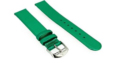 Jacques Lemans | Uhrenarmband 16mm Leder grün glänzend 1-2056D