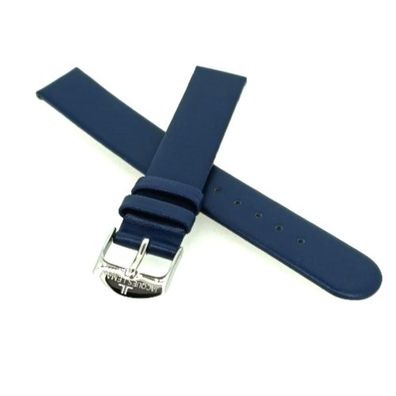 Jacques Lemans Uhrenarmband 16mm Leder blau 1-2092 1-2092D