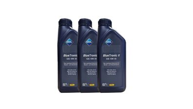 Aral Blue Tronic 10W-40 3x1 Liter MB 229.1, Fiat 9.55535-D2