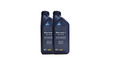 Aral Blue Tronic 10W-40 II 2x1 Liter MB 229.1 Fiat 9.55535-D2