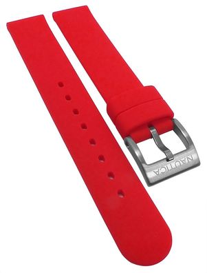 Nautica Uhrenarmband 16mm rot Kunststoff gleichlaufend NAI09504MR