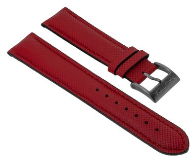 Nautica Herren > Uhrenarmband 20mm rot Materialmix > A12567G