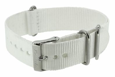 Nautica Durchzugsband für feste Stege 20mm Textil weiß A11594G