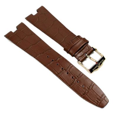 Jacques Lemans Dallas | Uhrarmband Leder braun ohne Naht 1-1337