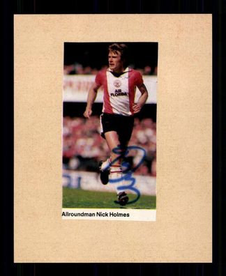 Nick Holmes FC Southampton 1984 Original Signiert + A 235569