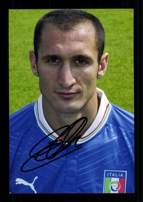 Girogio Chiellini Italien Europameister 2021 Original Signiert + A 236002