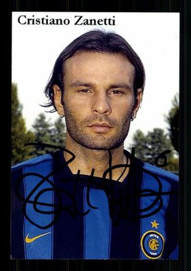 Cristiano Zanetti Inter Mailand Original Signiert + A 236055