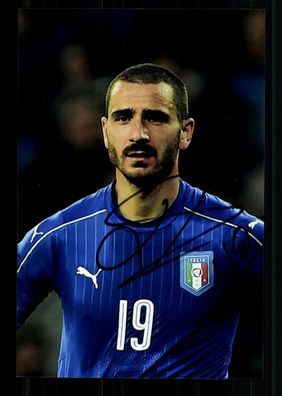 Leonardo Bonucci Italien Europameister 2021 Original Signiert + A 236022