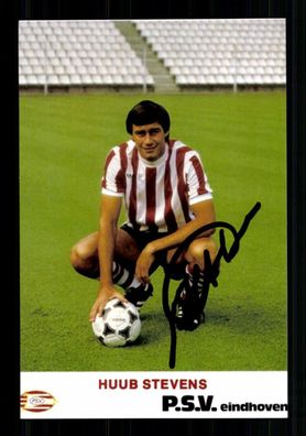 Huub Stevens PSV Eindhoven Foto Original Signiert + A 236044