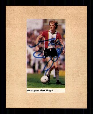 Mark Wright FC Southampton 1984 Original Signiert + A 235570