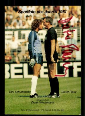 Dieter Pauly Fifa Schiedsrichter Deutschland Original Signiert + A 235542