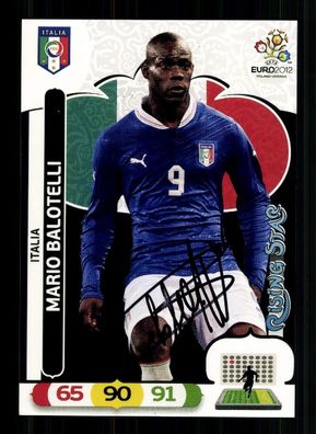 Mario Balotelli Italien Vize Europameister 2012 Original Signiert + A 236026