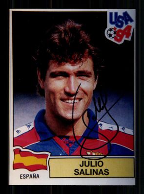 Julio Salinas WM 1986/90/94 Original Signiert + A 236060