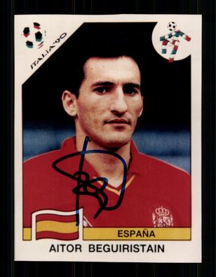 Txiki Begiristain Nationalspieler Spanien WM 1994 Original + A 236063