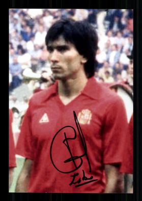 Francisco Carrasco Nationalspieler Spanien WM 1986 Original Sign. + A 236067