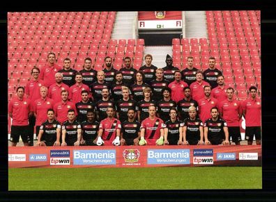 Bayer Leverkusen Mannschaftskarte 2016-17