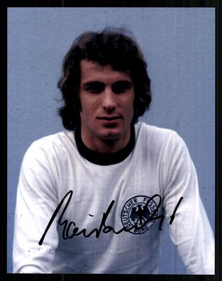 Rainer Bonhof DFB Weltmeister 1974 Foto 20x26 Original Signiert + G 42108