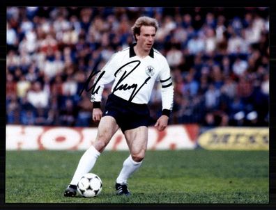 Karl Heinz Rummenigge DFB Vize Weltmeister 1982/86 Original Signiert + G 42130