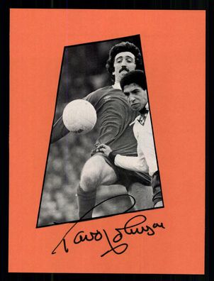 David Johnson 1951-2022 Nationalspieler England 1975-80 Original Sign. + G 42139