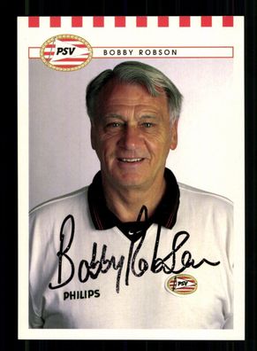 Bobby Robson Autogrammkarte PSV Eindhoven Original Signiert+A 235730