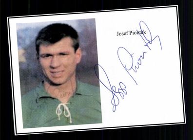 Sepp Piontek Werder Bremen Original Signiert + A 236234