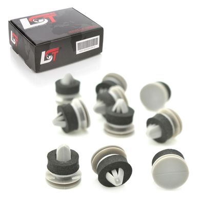 10x Türdichtung Halteleiten Halteschienen Befestigung Clips für SEAT Exeo