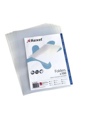 100x REXEL Sichth?lle Economic, A4, PP, genarbt, 0,10 mm