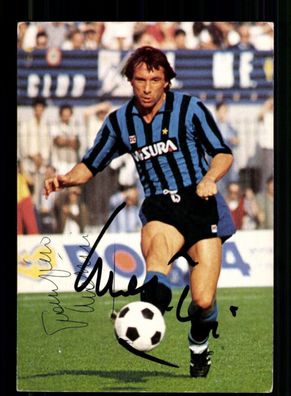 Giampiero Marini Autogrammkarte Inter Mailand Weltmeister 1982 Orig Sig+A 235709