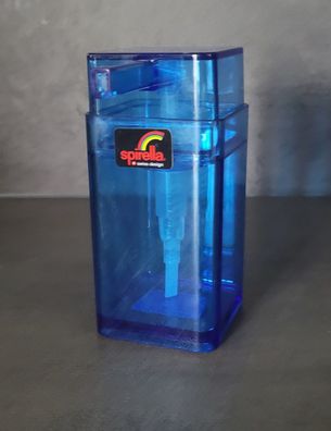 Cubo Clear Blau Seifenspender Rechteckiges, transparentes Design