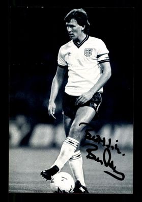 Bryan Robson Nationalspieler England WM 1982/86 Original Signiert + A 235918