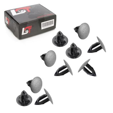 10x Verkleidungclips Stopfen Befestigungs CLIPS Universal Ø 9-10mm Kopf 22mm