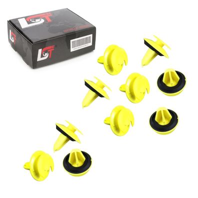 10x Innenverkleidungs Kofferraum Befestigungs Clips für DAEWOO OPEL GM