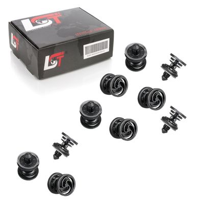 10x Für VW Transporter T5 T6 T7 Multivan Hecktürverkleidung hinteren Tür Clips